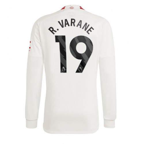 Maillot de foot Manchester United Raphael Varane #19 Troisième 2023-24 Manche Longue